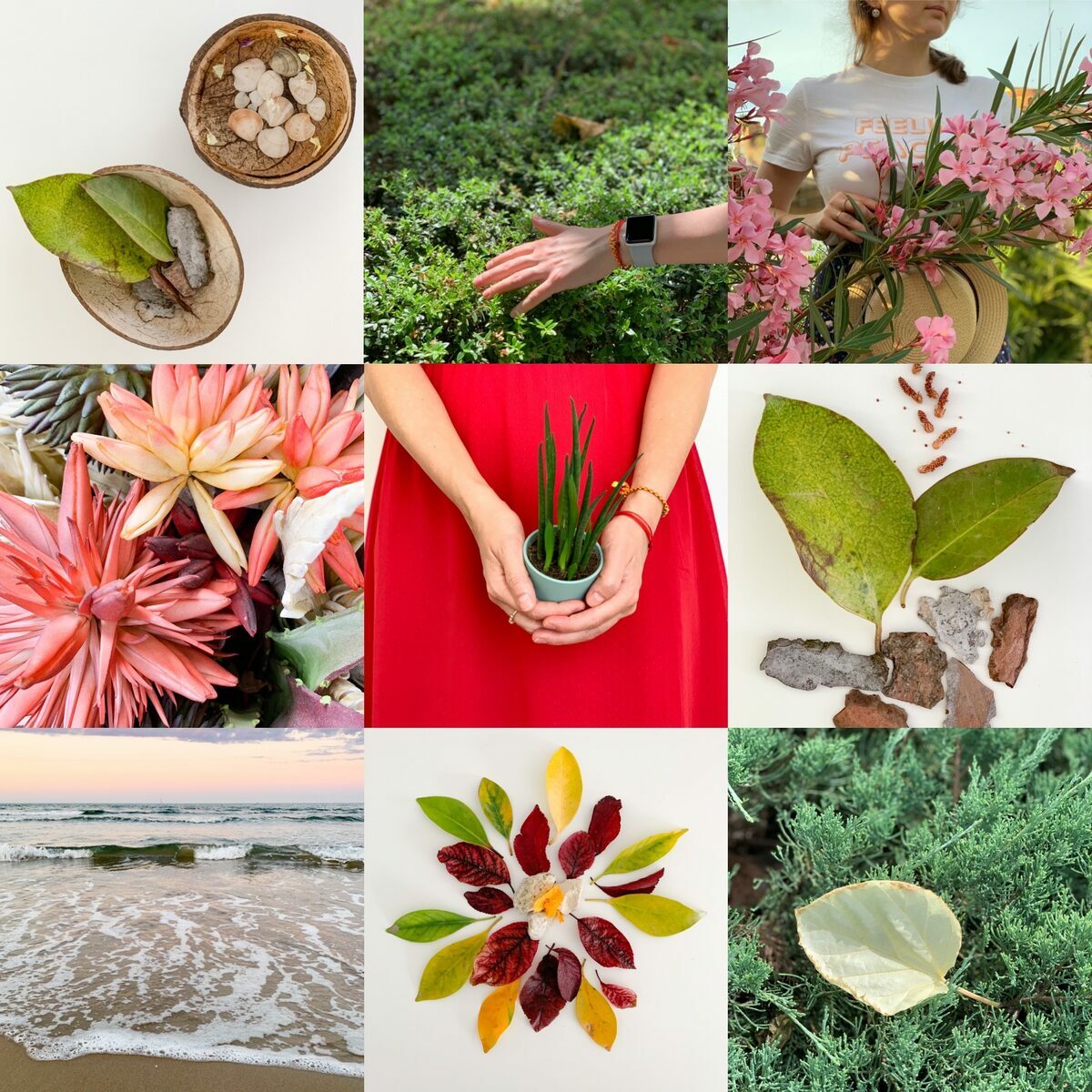 Ecoarteterapia — trabajos con materiales naturales